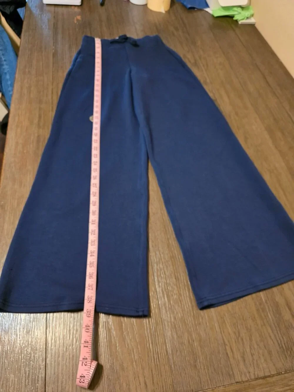 Spanx AirEssentials Wide Leg Pants Navy XS- Snags on leg